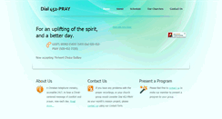 Desktop Screenshot of dial452pray.org